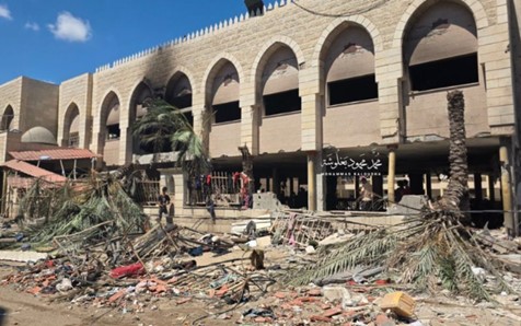 Israel eliminated 31 terrorists meeting in a room in the corner of this Gaza school building—see blackened section, upper left. Hamas originally claimed more than 100 were killed—a fact Western media reported without confirming. Why were terrorists meeting in a school?